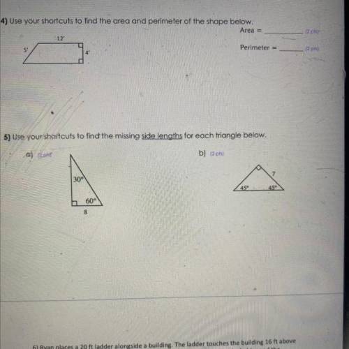 Missing side length triangle with angles and primer and angle