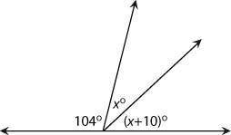 What is the value of x in this diagram

A 33
B.
47
C.
28
D.
43