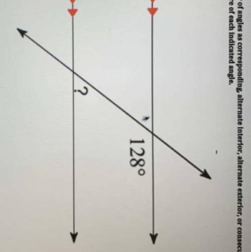 the question is: Name each pair of angles as corresponding alternate Interior , alternate exterior