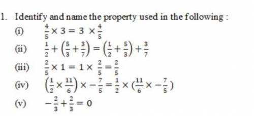 What are the properties for each?(associative,closure,multiplicate inverse,additive inverse,distrib