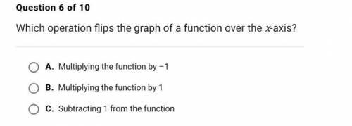 Which operation flips the graph of a function over the x-axis?