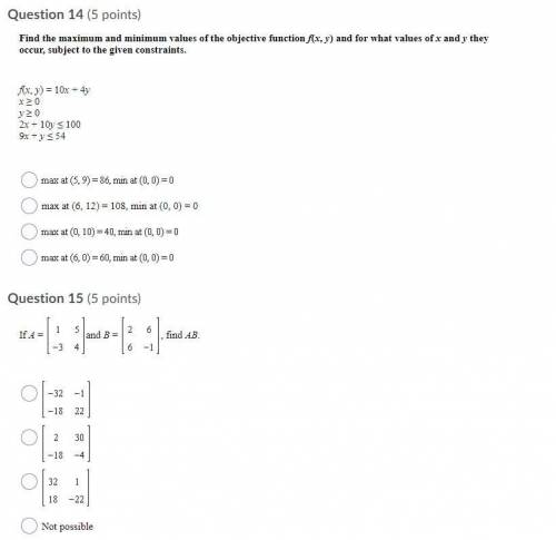 Help with these questions
