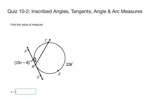 Inscribed Angles, Tangents, Angle & Arc Measures