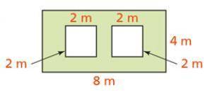 3) Find the area of the polygon below. Give your answer as a number with no label. Assume your answ