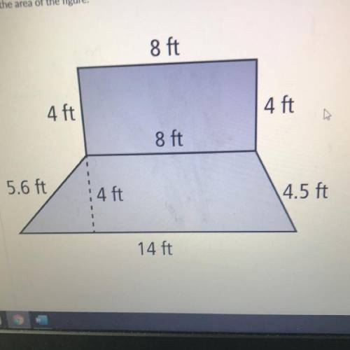 Quick! Help! Find the area of the composite figure