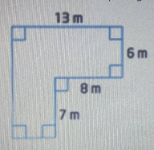Determine the area of the composite figureDetermine the perimeter of the composite figure​