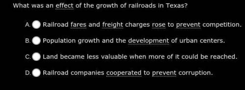 What was the effect of the growth of railroads in Texas?
