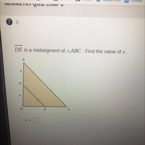 Can I get help what does x equal?