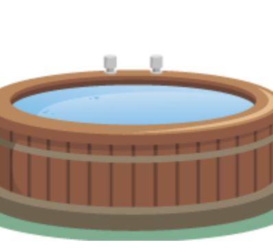 Max is designing a hot tub for a local spa.

He wants the hot tub to have a diameter of 89 inches,