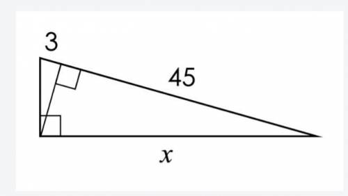Pls help: find the value of x