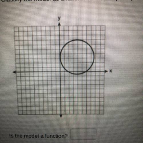 Classify the model as a function or not. Explain your choice of classification for each.

Is the m