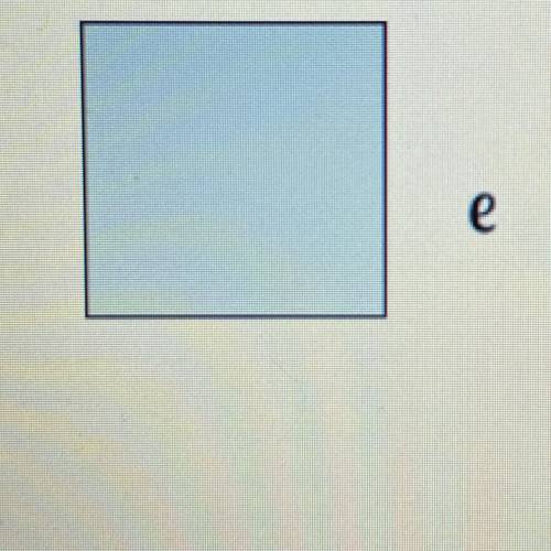 Write an expression that could be used to calculate the perimeter of this square.