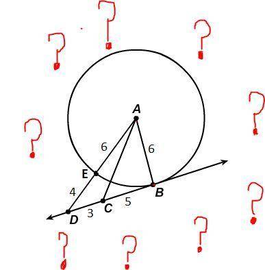 Given the information below, is (DB) ⃡ tangent to Circle A at point B? Justify with shown work.