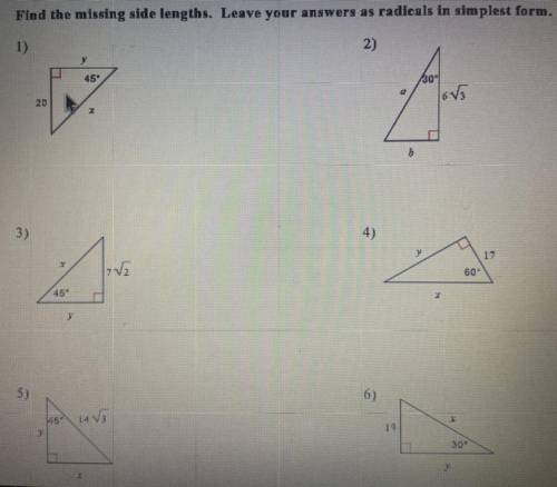 Answers for these please?