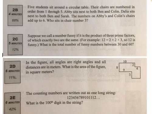 Please help with these problems