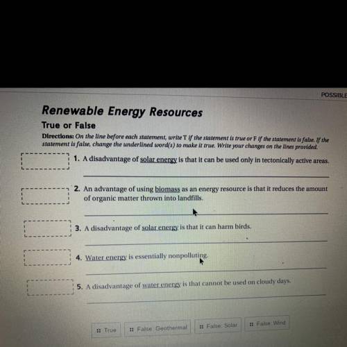 Renewable Energy Recourses