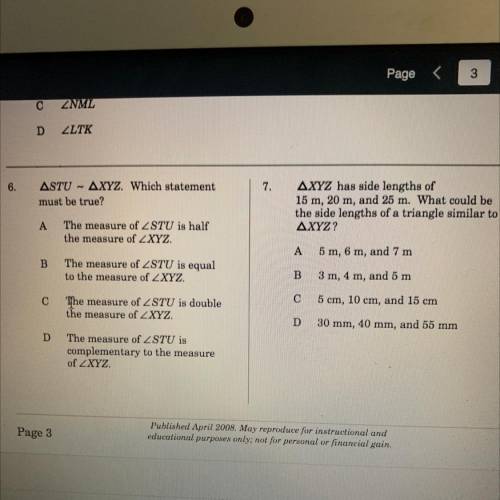 Help me with 6 and 7