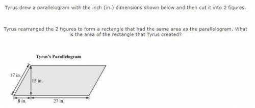 What is the area of this problem below