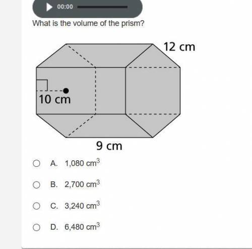 What is the volume of the prisms
Pls help me im dying