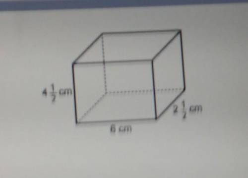 What is the volume of the prism? ​