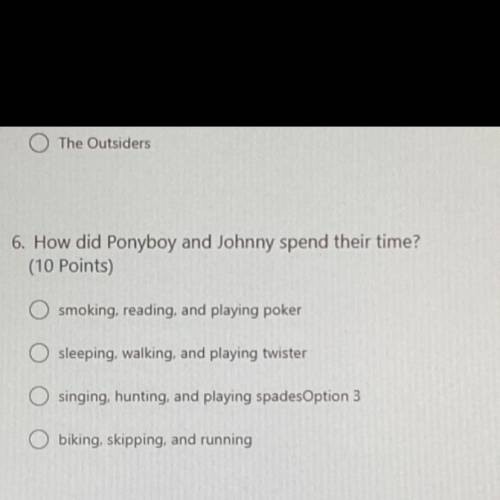 How did Ponyboy and Johnny spend their time?