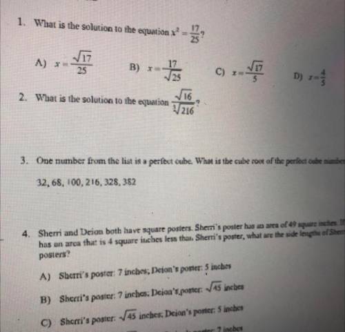 I need help with Number 1&2& 3 please