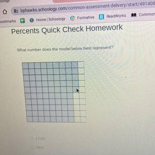 What number does the model below best represent?