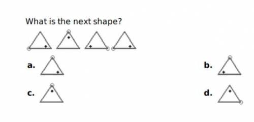 WHAT IS THE NEXT SHAPE ?