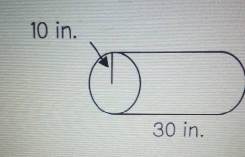 Asap! What is the volume of the cylinder below? ​