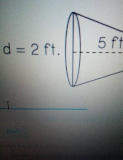 ASAP!What is the volume of the cone below? Round to the nearest tenth! Please NO Links!​