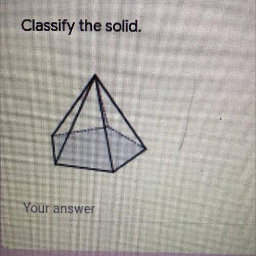 PLEASE HELPP
Classify the solid.
Your answer