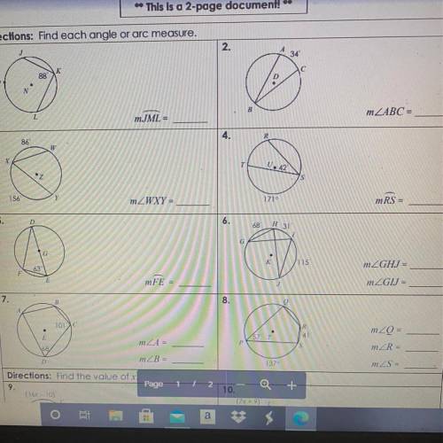 Unit 10: circles
Homework 5: inscribed angles