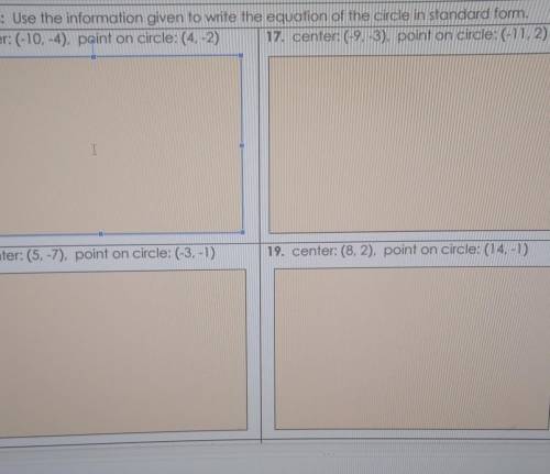 I really need the answer's pleas help

Directions: Use the information given to write the equation