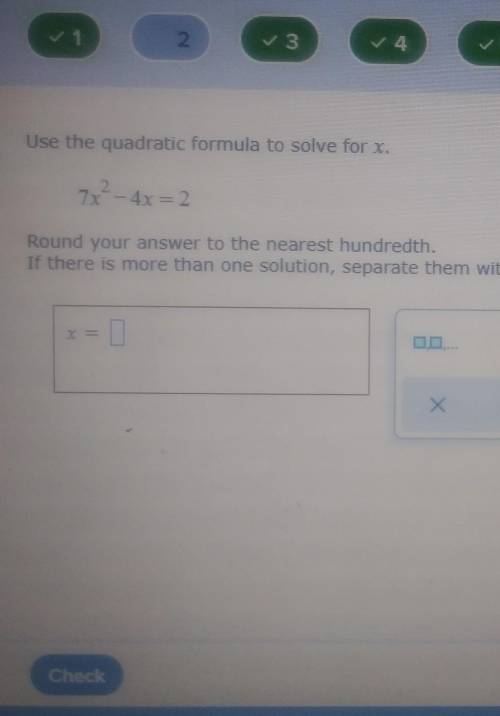 Help please! using quadratic formula round ti nearest hundred ​