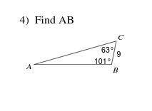 Find Side AB and round to the nearest tenth of a decimal