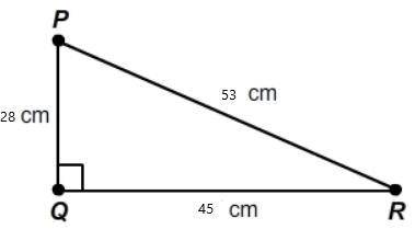 The measure of angle P is ___ degrees, rounded to the nearest hundredth.