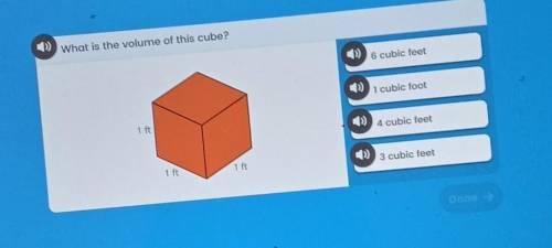 What is the volume of this cube​