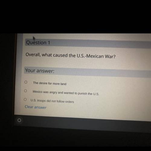 What caused the U.S.- Mexican war? PLEASE HELP ME
