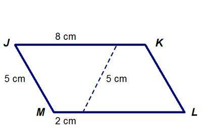 Hurry please

An isometric transformation is applied to a trapezoid to create a parallelogram
What