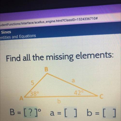 WILL GIVE BRAINLIEST PLEASE HELP!!!
Find all the missing elements: