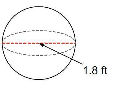 PLEASE HELP AND ANSWER CLEARLY! Refer to the diagram below to find the volume of the solid. Round a