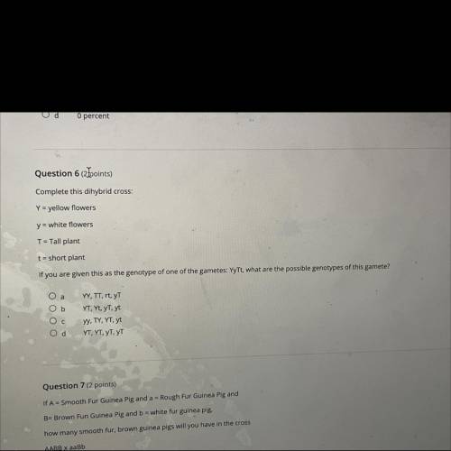 Question 6. Help please extra points to the right answer