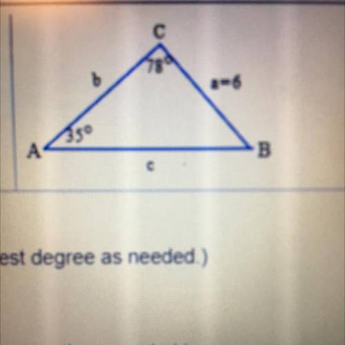 Solve this triangle 
B=?