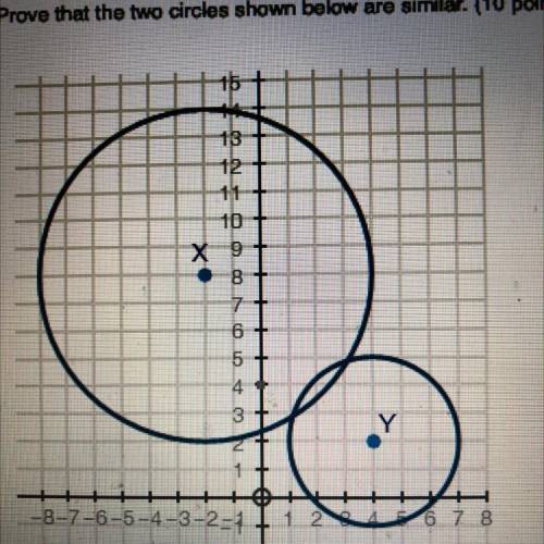 1. (09.01 HC)

Prove that the two circles shown below are similar. (10 points)
15 +
13
12
11
10
X