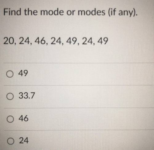 WILL GIVE BRAINLIST

FOR FIND THE MODE OR MODES MATH
X
X
X
X