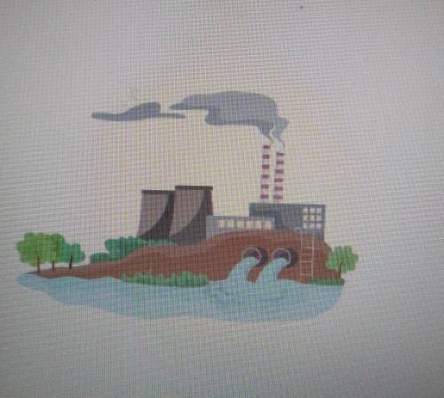 How are humans contributing to the pollution of this lake?

A. Toxic chemicals are released into t