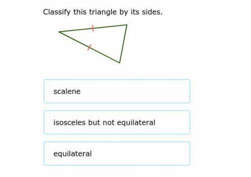 Classify this triangle by its sides.