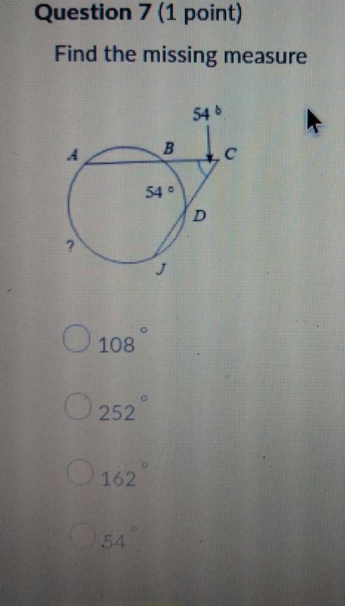 Find the missing measure​