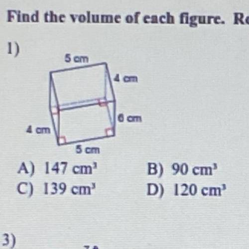Please answer & explain how you got the answer-worth 30points

find the volume then round to t