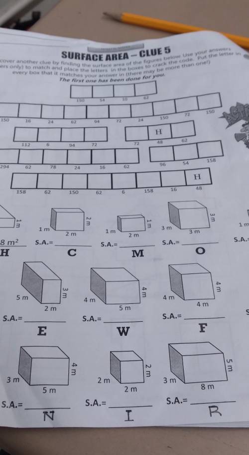 I need help with math I can't do surface area at all.​
